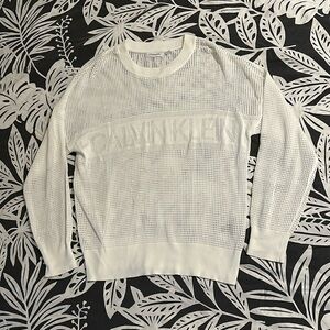 Calvin Klein sheer pull over